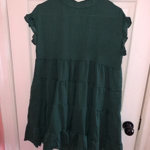 amazon green dress size xl